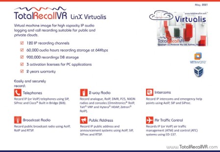 Total Recall VR LinX Virtualis brochure